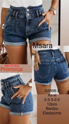 JEANS.  NN     Paczka: 12 szt     Mix size, 1 kolor