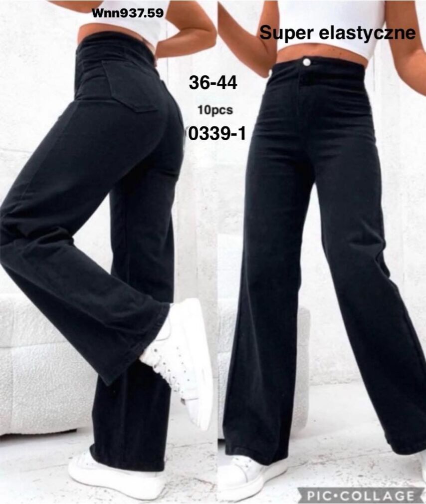 Jeansy paczka 10 par