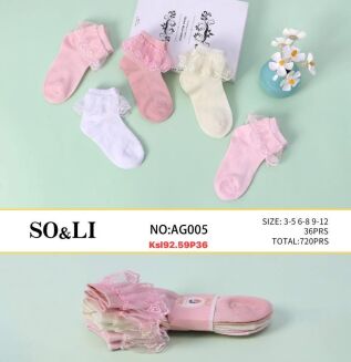 SKARPETY DLA DZIECI   Paczka:     36 par  Cena netto:   2.2 zł - 5