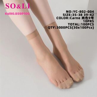 SKARPETY Paczka 100 par, mix  cena netto 0.85 zł - 5