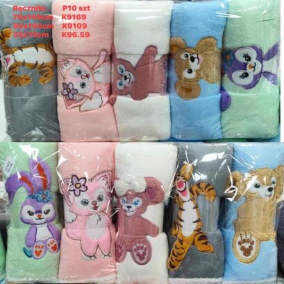 Ręczniki   70x140 cm  mikrofibra                 Paczka:    10 szt Mix kolor 