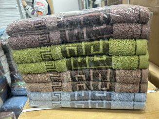 100% bawełna ręczniki Paczka 8 szt mix  70*140cm - 11