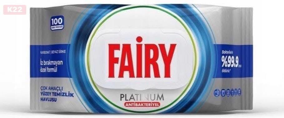 Chusteczki Fairy Cena netto:  12 zt /1op 100szt Karton: 12op