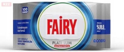 Chusteczki Fairy Cena netto:  12 zt /1op 100szt Karton: 12op