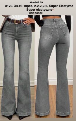 Jeansy paczka 10 par