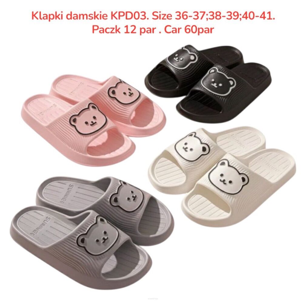 KLAPKI paczka: 12 par. mix size, 1 kolor