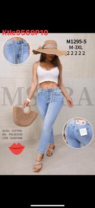 JEANS  MSAARA     Paczka: 10 szt,     mix size, 1 kolor